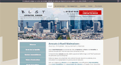 Desktop Screenshot of blst-avocats.com